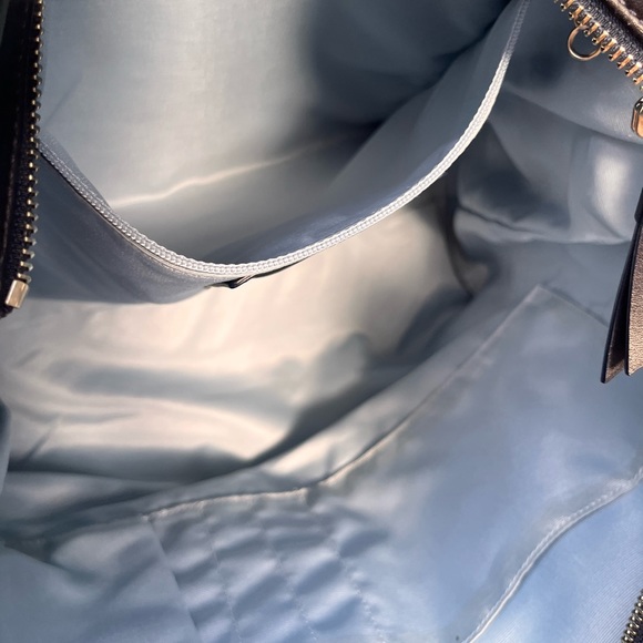 Large Blue Vintage Coach Leatherware Hampton Tote in Nubuck leather - Picture 11 of 16